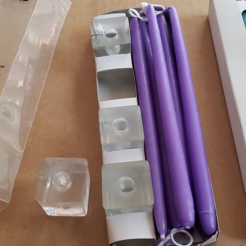 Candle Holders with Candles